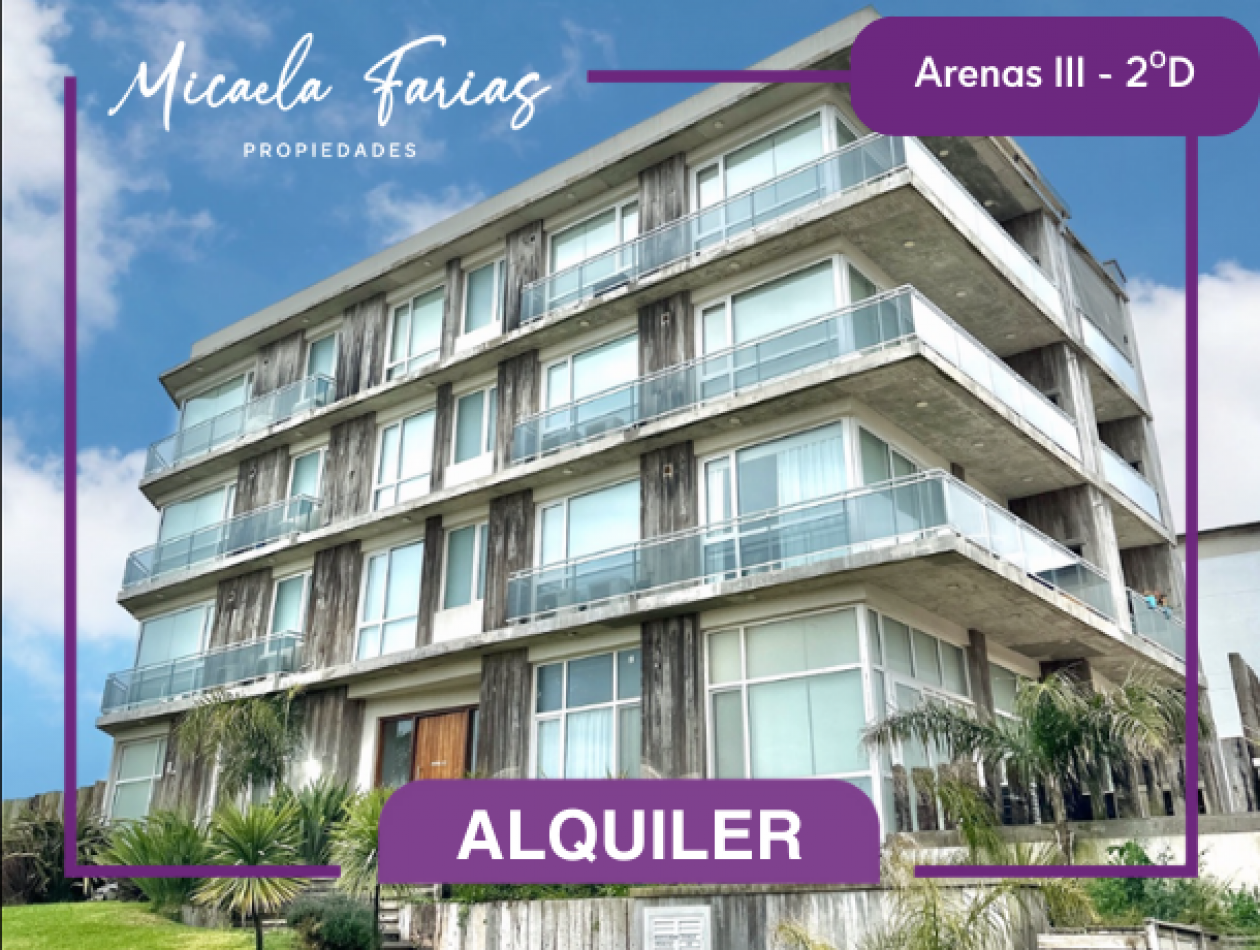 ALQUILER TEMPORARIO EN MAR DE OSTENDE - DEPARTAMENTO 2 AMBIENTES EN ARENAS III 2oD