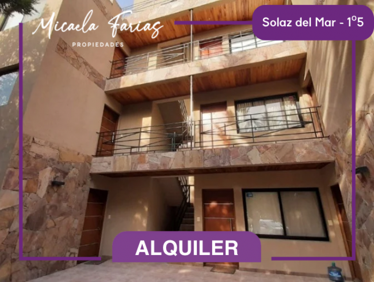 ALQUILER TEMPORARIO EN VALERIA DEL MAR - DEPARTAMENTO 2 AMBIENTES EN SOLAZ DEL MAR 1o5