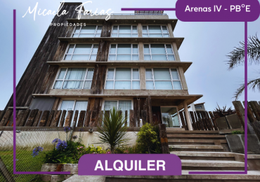 ALQUILER TEMPORARIO EN MAR DE OSTENDE - DEPARTAMENTO 2 AMBIENTES EN ARENAS IV PBoE