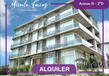 ALQUILER TEMPORARIO EN MAR DE OSTENDE - DEPARTAMENTO 2 AMBIENTES EN ARENAS III 2oD