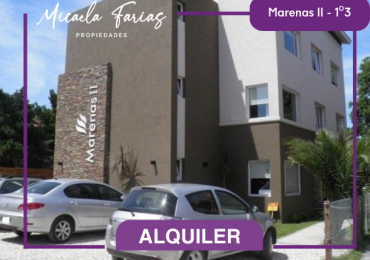 ALQUILER TEMPORARIO EN VALERIA DEL MAR - DEPARTAMENTO 2 AMBIENTES EN MARENAS II 1o3