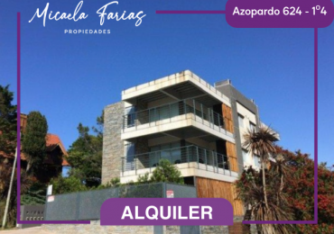 ALQUILER TEMPORARIO EN VALERIA DEL MAR - DEPARTAMENTO 3 AMBIENTES EN AZOPARDO 624 1o4